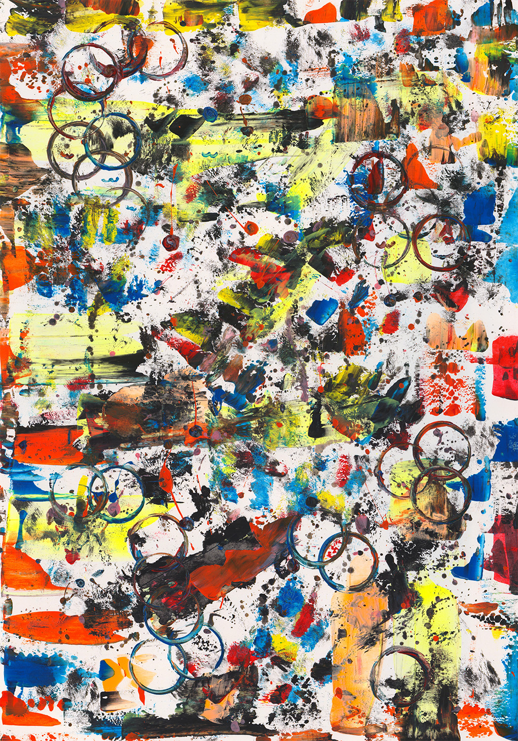 Bunte Welt | 2000 | Acryl auf Kunstdruckpapier | 40x60 cm | 490 €